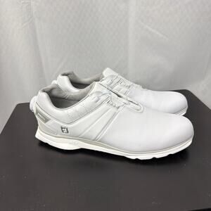FootJoy ProSL BOA Golf Shoes Mens Size 11 M White Leather Spikeless